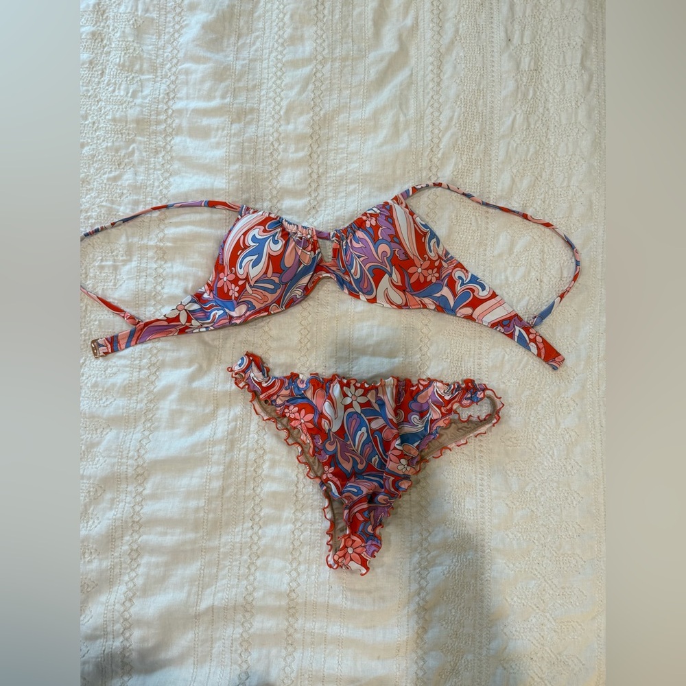 Colorful Swirl Bikini Set